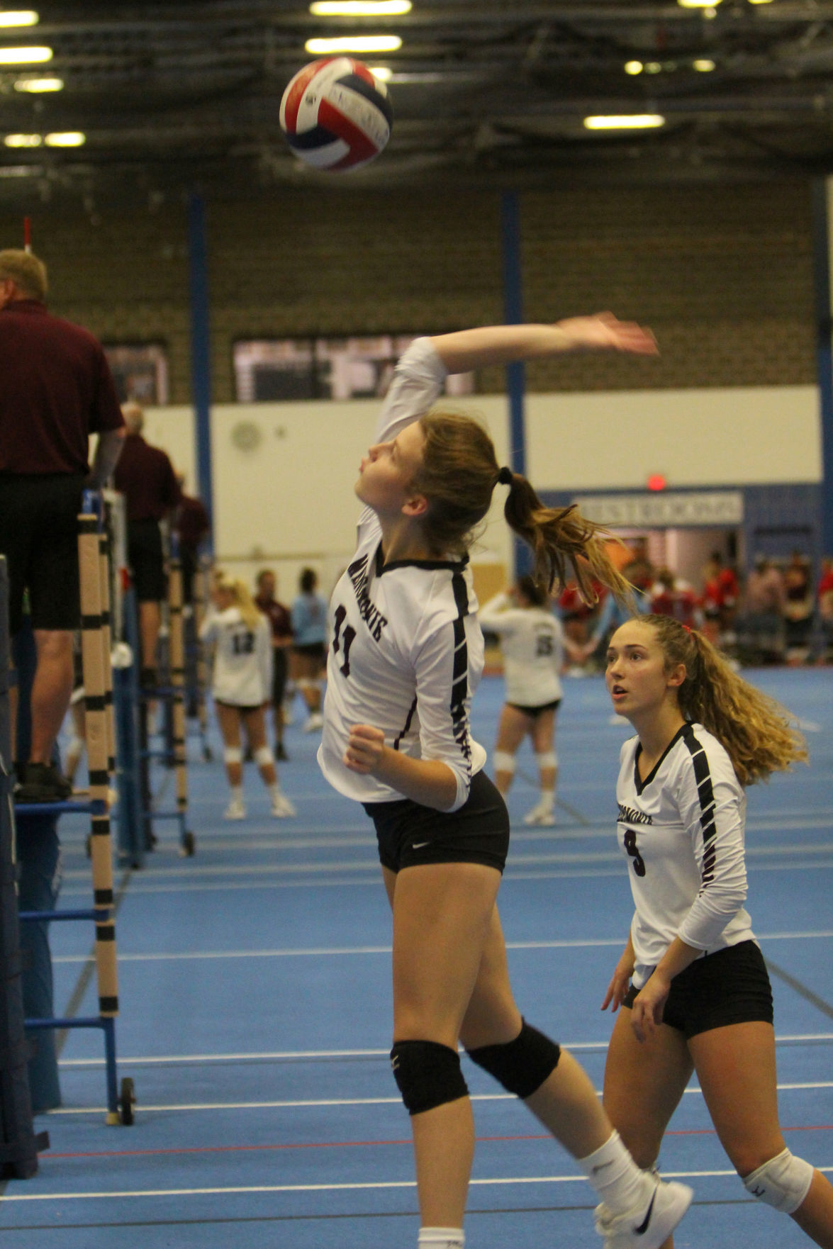 Prep volleyball sprawl at UW-Stout 8-31-19